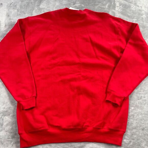 Vintage Oneita Power Sweaters Sweatshirt XL Red Florida Christmas Holiday USA - Picture 4 of 16